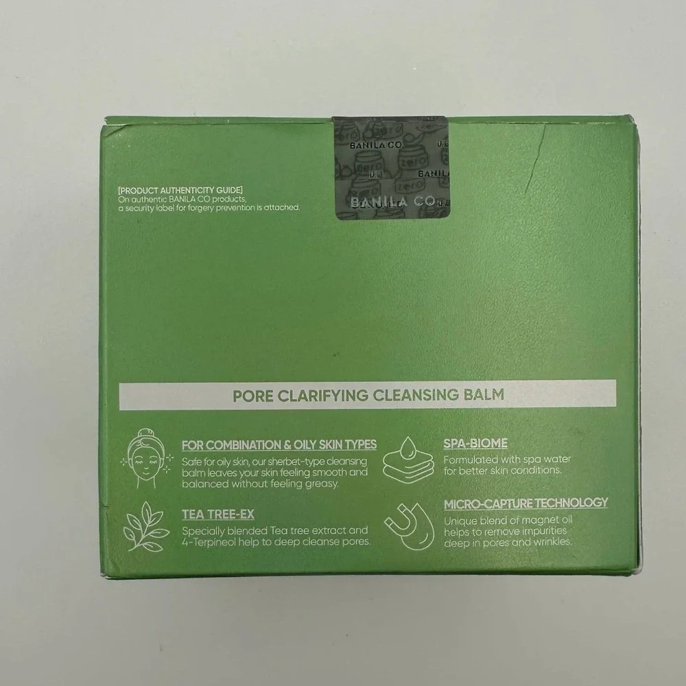 Banila Co Clean It Zero Pore Clarifying Cleansing Balm Tea Tree-EX 100ml Vegan